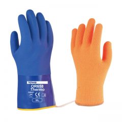 PIP 58-8658K Towa OR656 Kev Xtra Tuff Kevlar Lined Oil & A3 Cut Resistant  PVC Glove